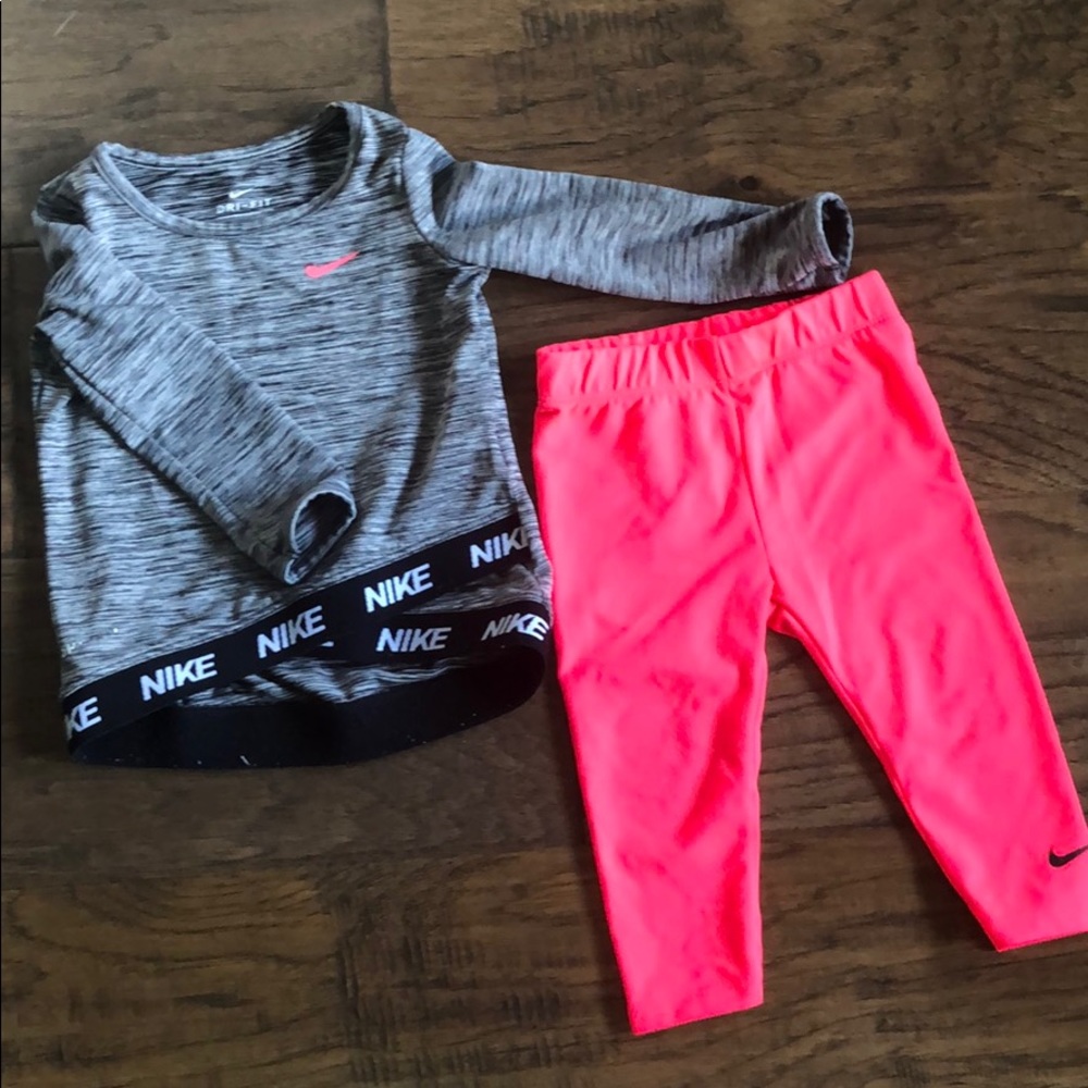 Baby girl Nike Dri-fit outfit